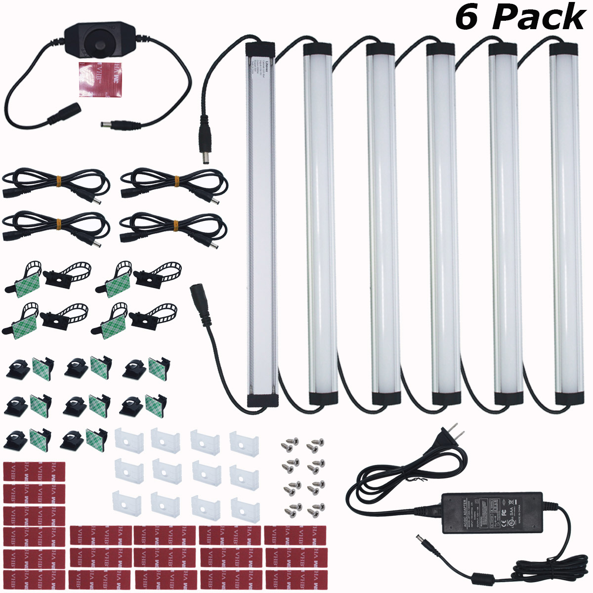 5-Bar Led Under Cabinet Lighting Kit